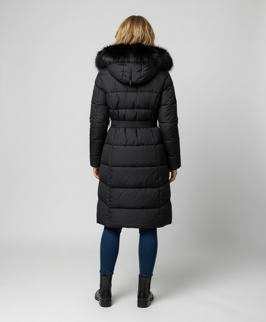 Damen Winterjacke mit Kapuze