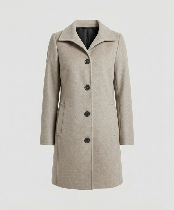 Eleganter Einreihmantel Damen