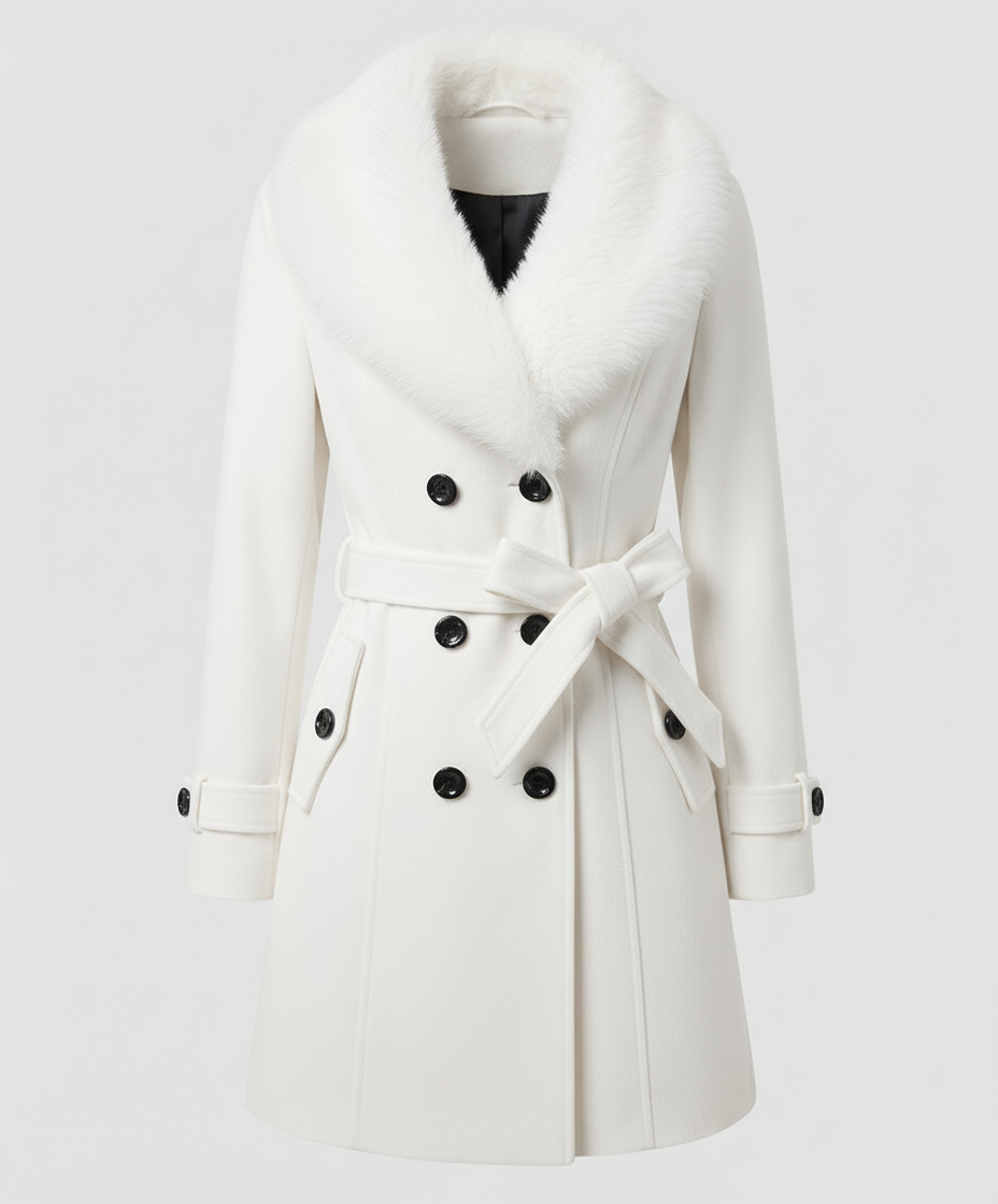 Luxuriöser Eleganter Pelzmantel Damen | Heidi-Mode
