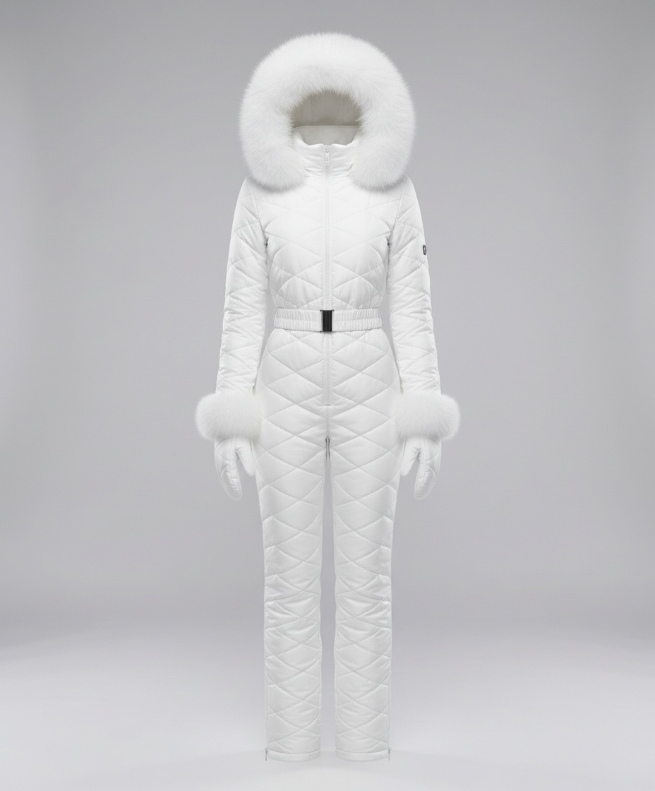 Eleganter Damen Winteroverall Warm