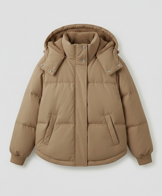 Warme Damen Winterjacke Gepolstert