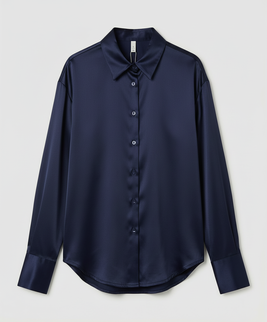 Elegante Seidenbluse Vintage Damen
