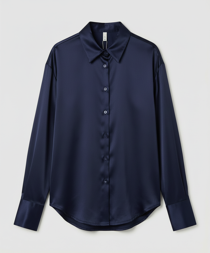 Elegante Seidenbluse Vintage Damen