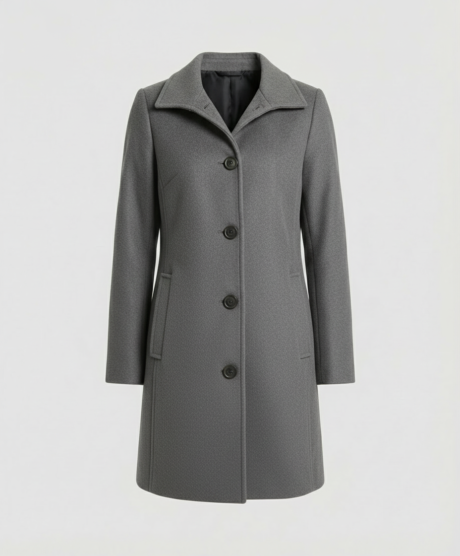 Eleganter Einreihmantel Damen
