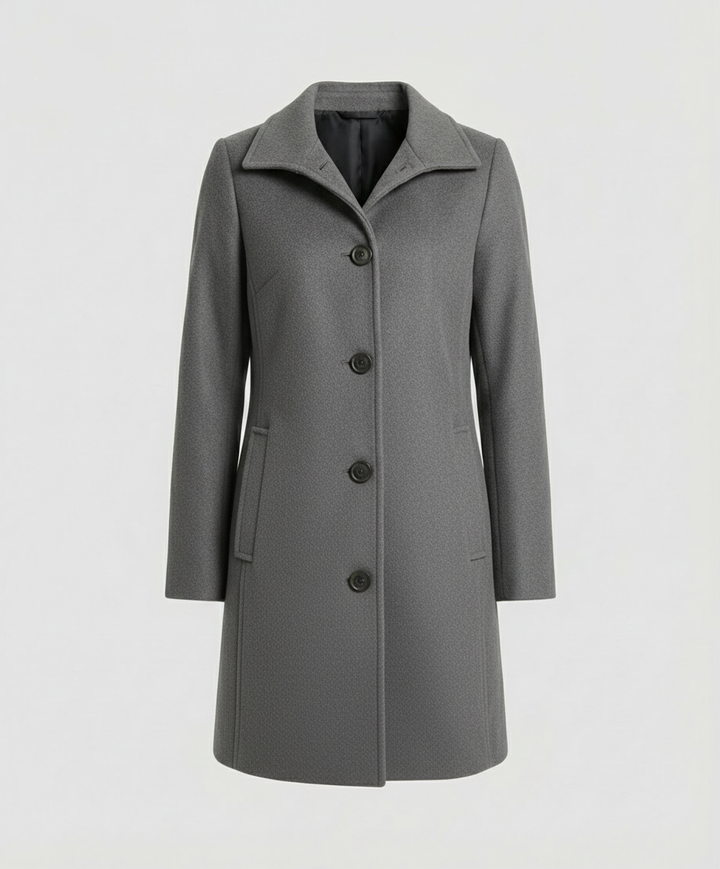 Eleganter Einreihmantel Damen