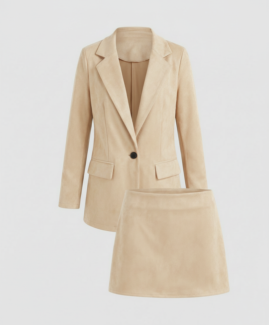 Elegantes Wild Blazer Rock Set