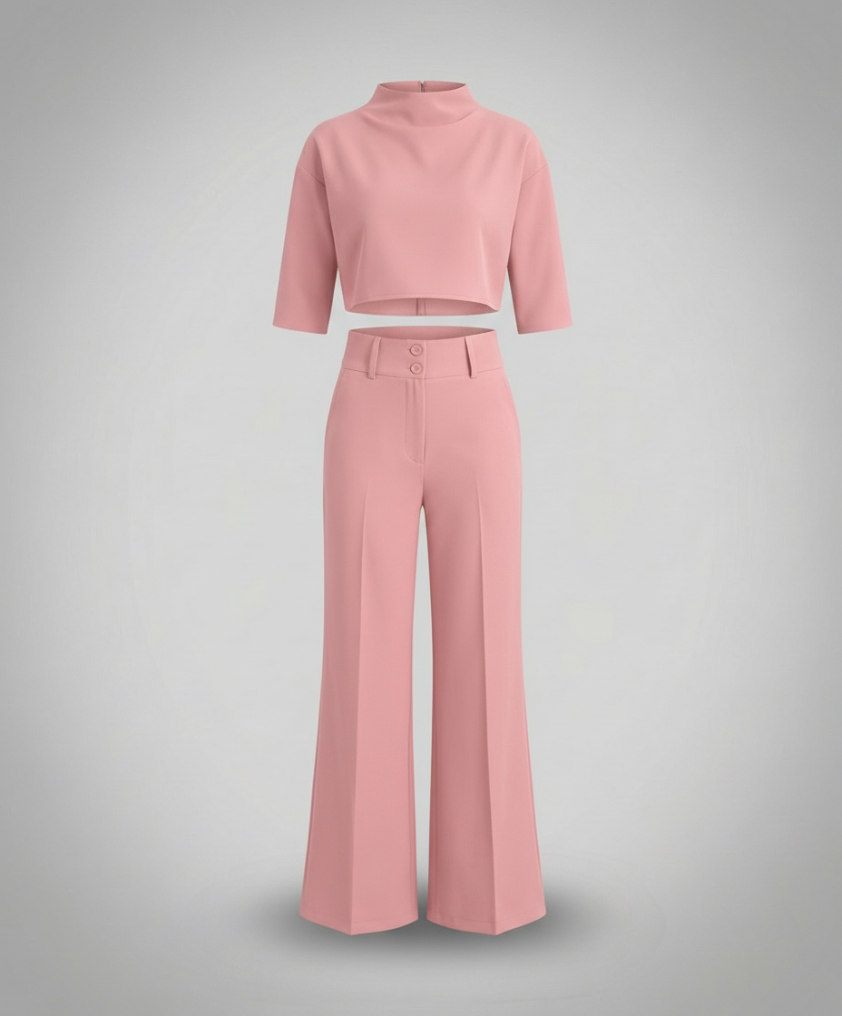 Tailliertes Herbst Hosenset Damen
