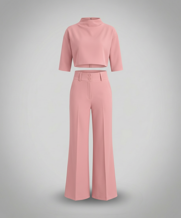 Tailliertes Herbst Hosenset Damen