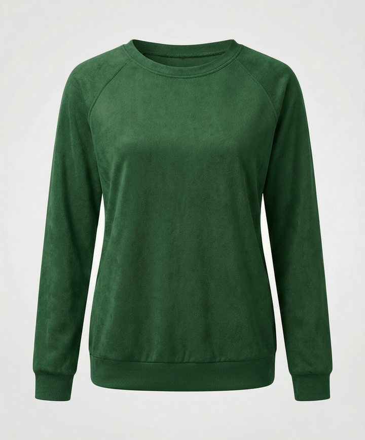 Bequemes Rundhals Sweatshirt Damen
