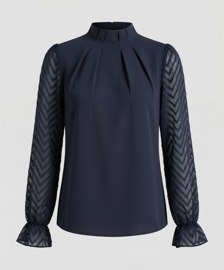 Elegantes Langarm Oberteil Damen