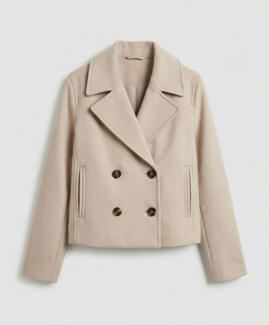 Kurz Doppelreiher Damenjacke