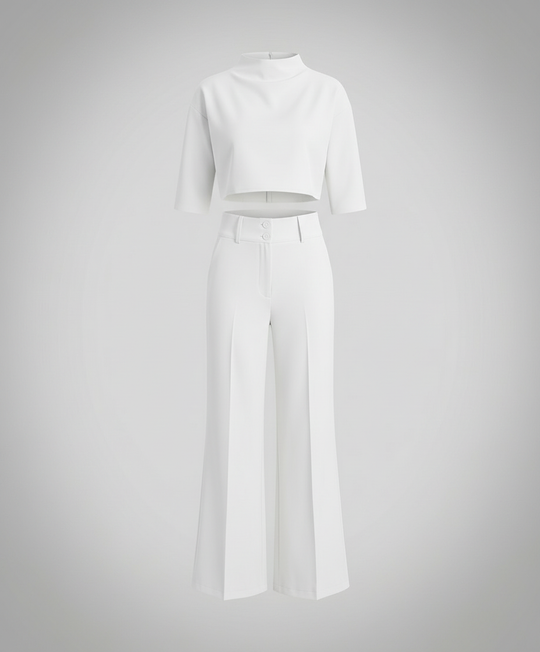 Tailliertes Herbst Hosenset Damen