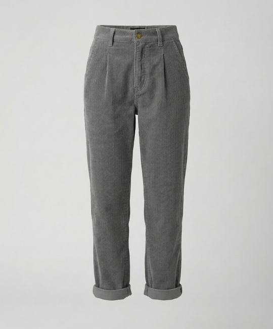 Lässige Komfort Cordhose Damen