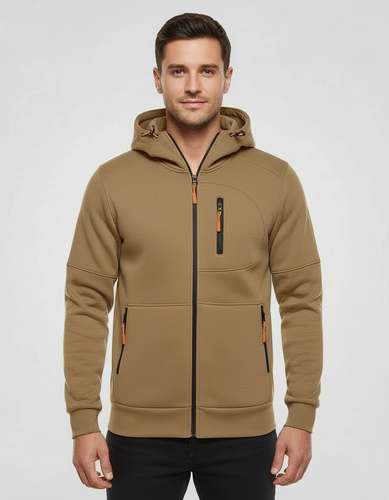 Komfort Kapuzenjacke Herren