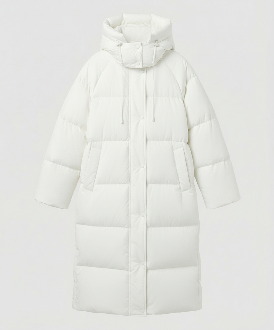 Lange Pufferjacke Damen Winter | Heidi-Mode