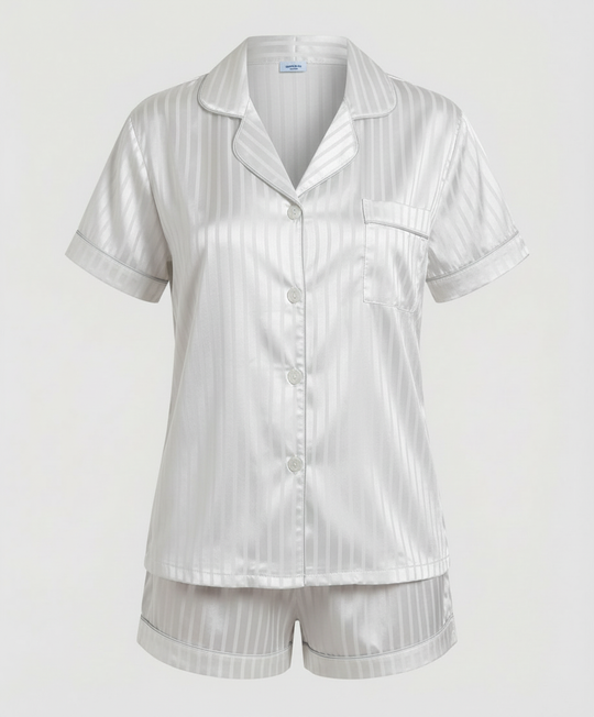 Satin Komfort Pyjama Set Damen