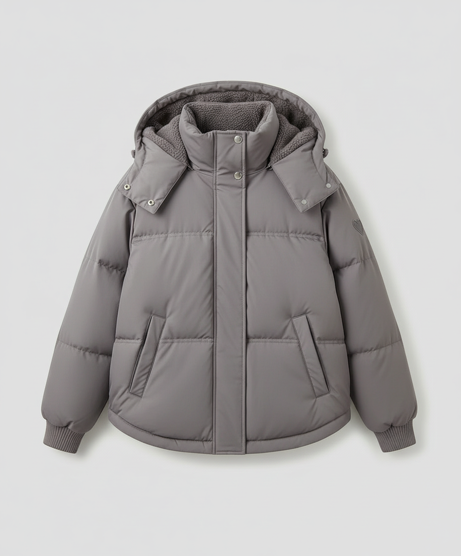 Warme Damen Winterjacke Gepolstert