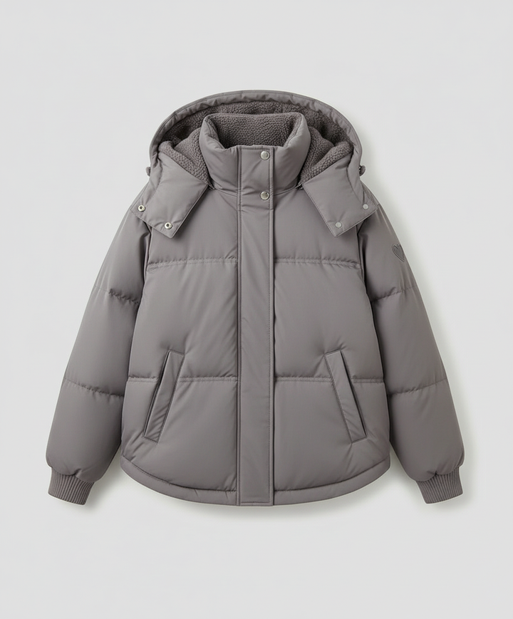 Warme Damen Winterjacke Gepolstert