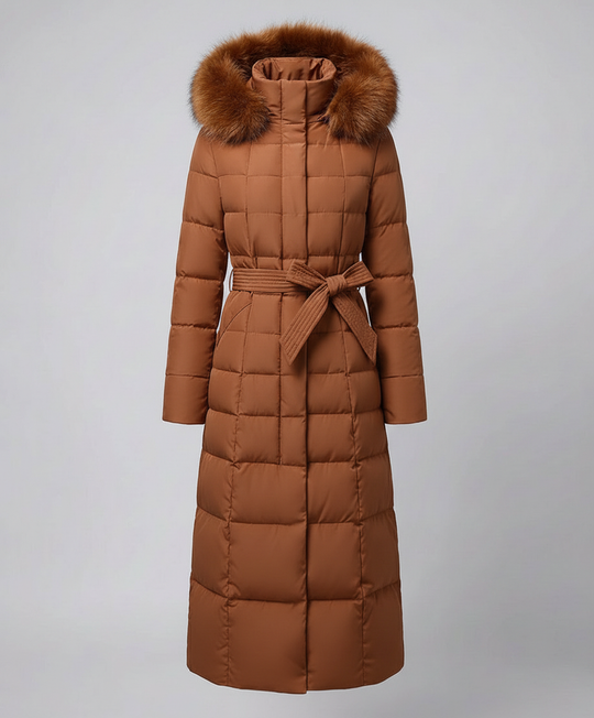 Eleganter Langer Wintermantel Damen