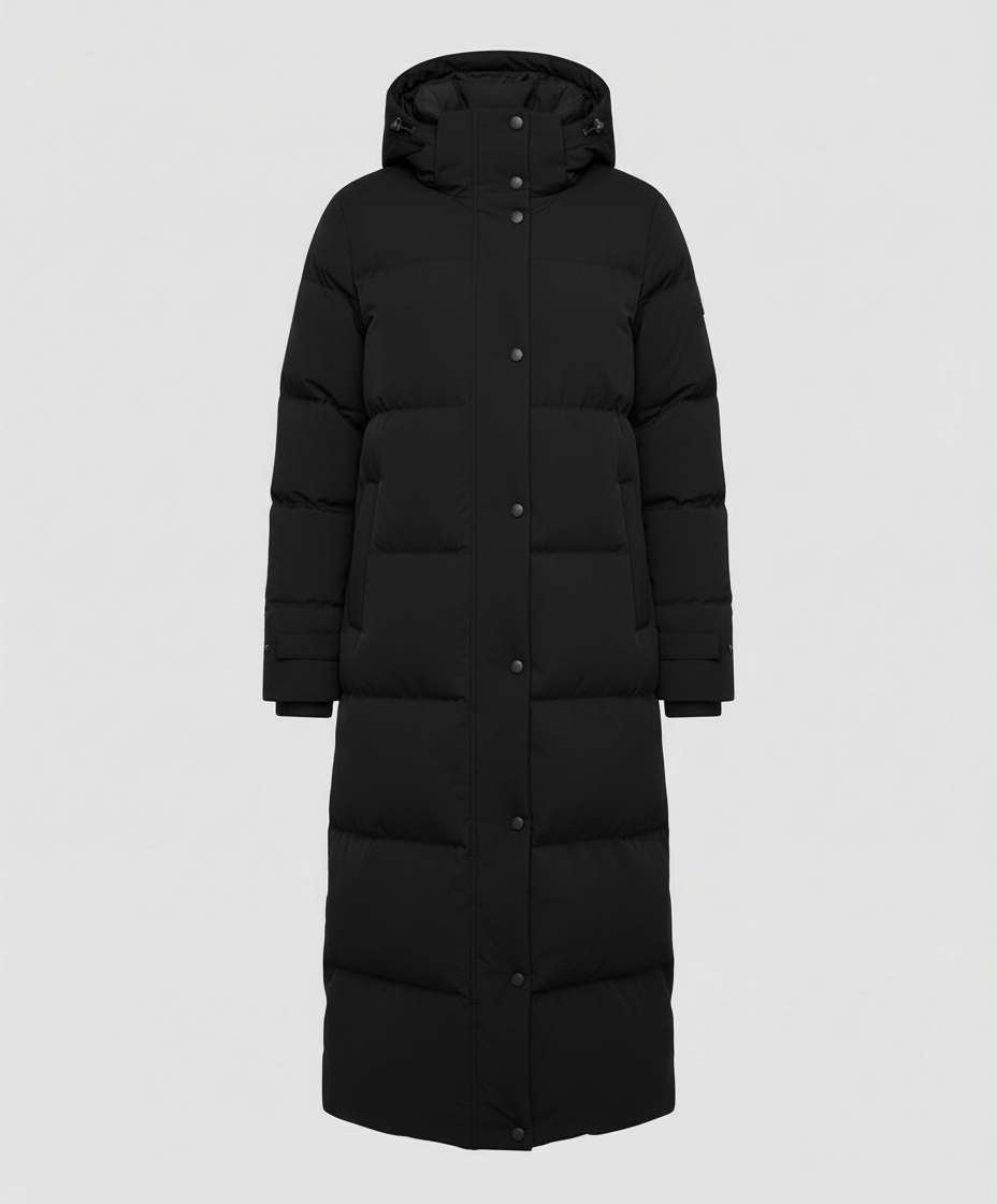Langer Plus Size Daunenmantel