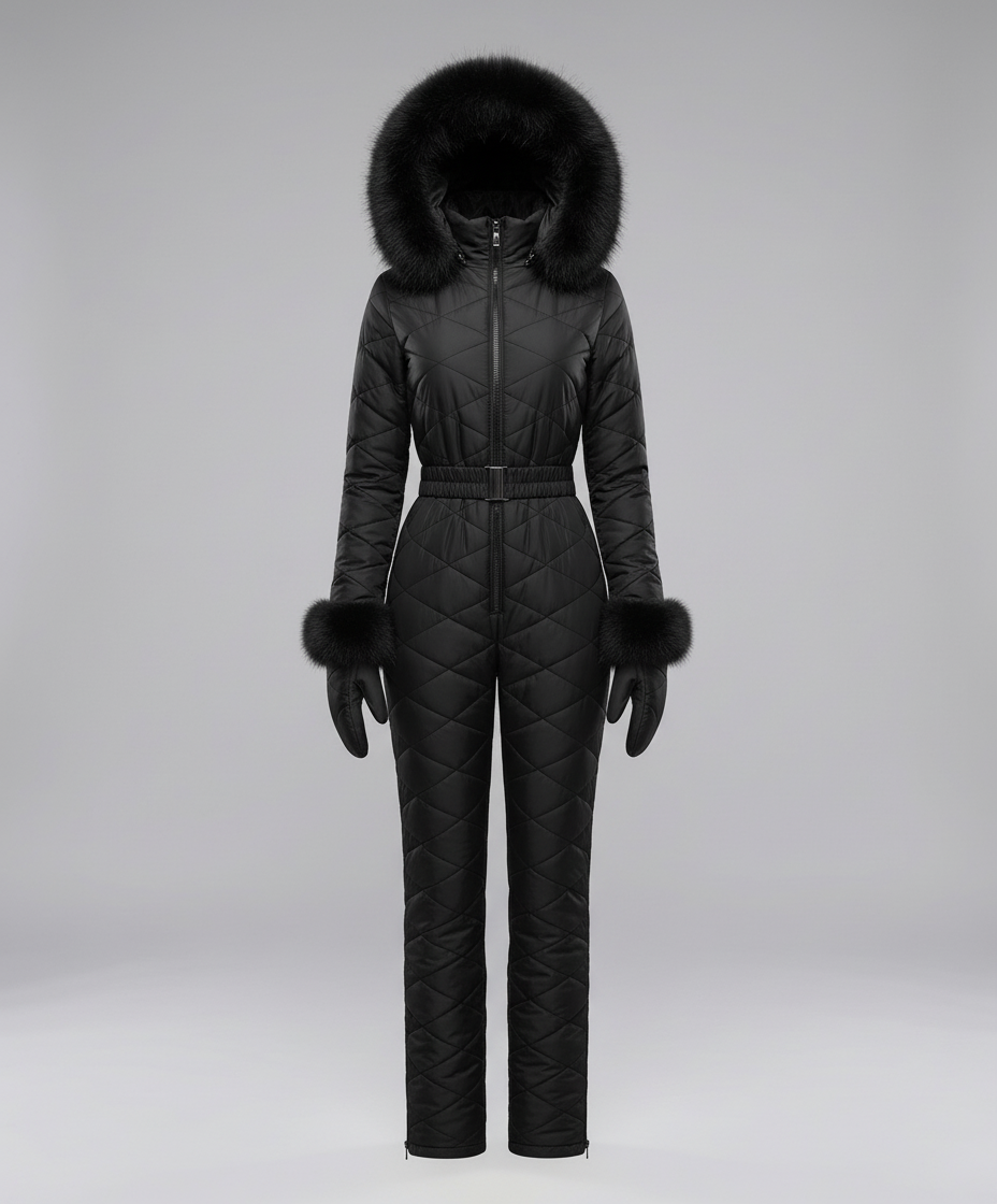 Eleganter Damen Winteroverall Warm