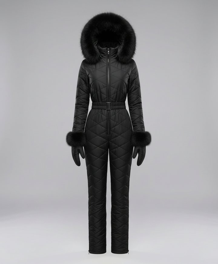 Eleganter Damen Winteroverall Warm