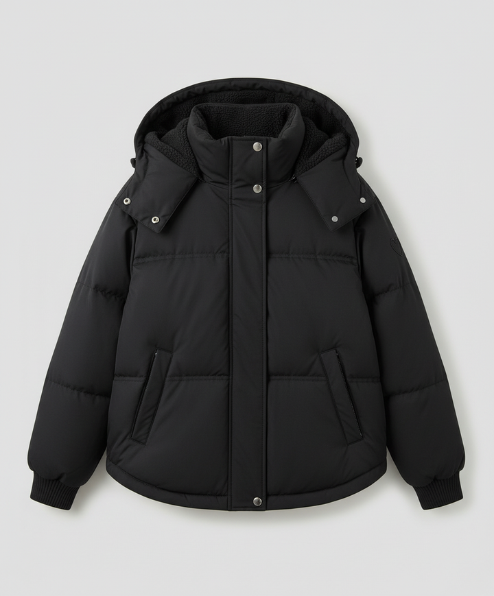 Warme Damen Winterjacke Gepolstert