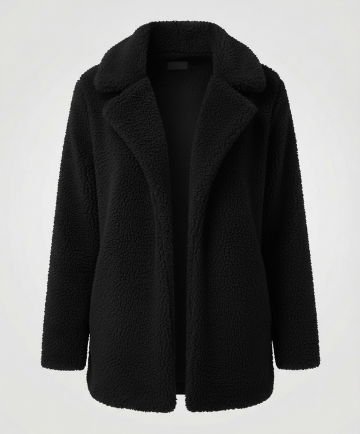 Warmer Fleece Mantel Damen