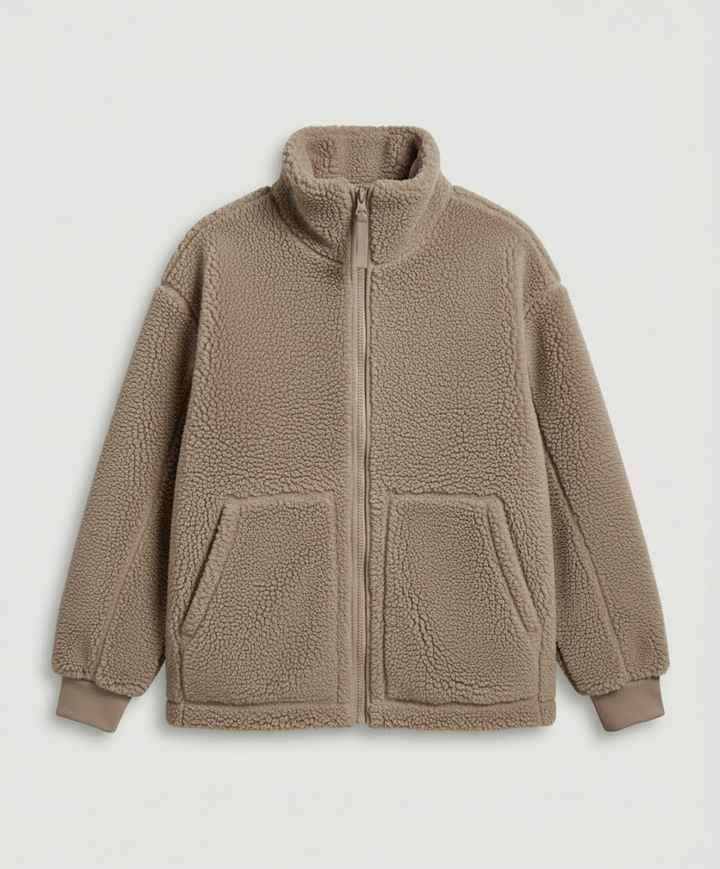 Herren Oversized Fleecejacke Warm