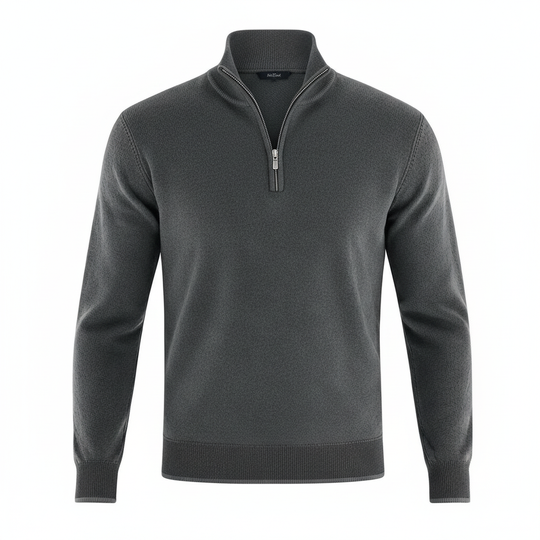 Eleganter Merino Komfort Pullover Damen Reißverschluss Moderne Strickware | Nord Taschen
