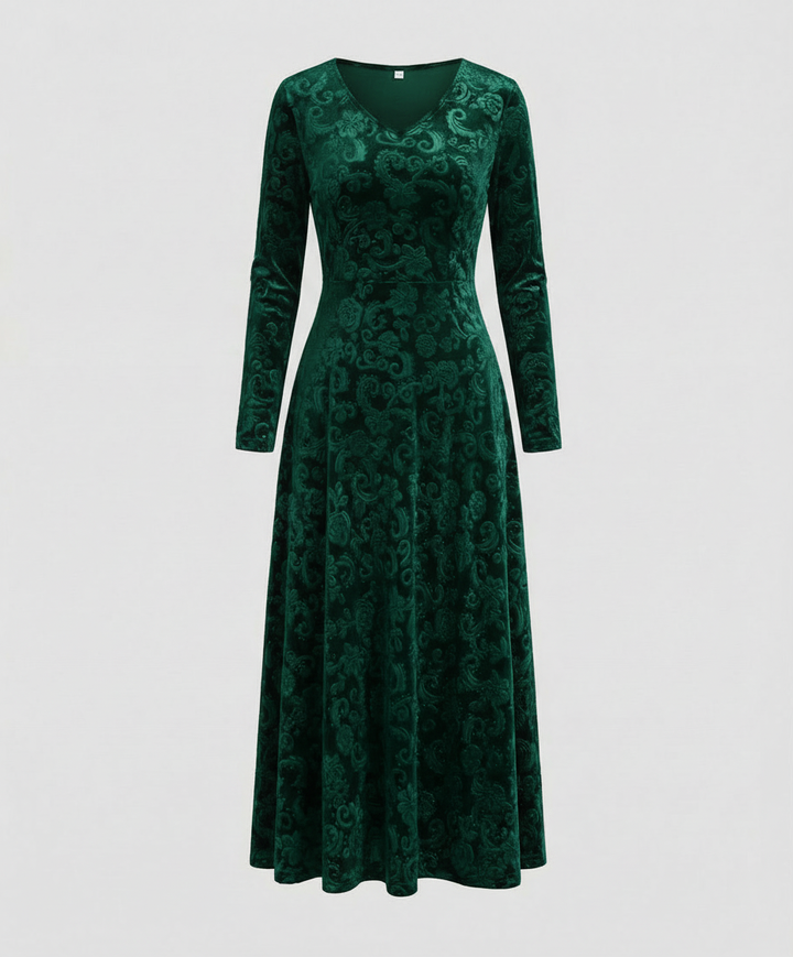 Figurschmeichelndes Ausgestelltes Kleid
