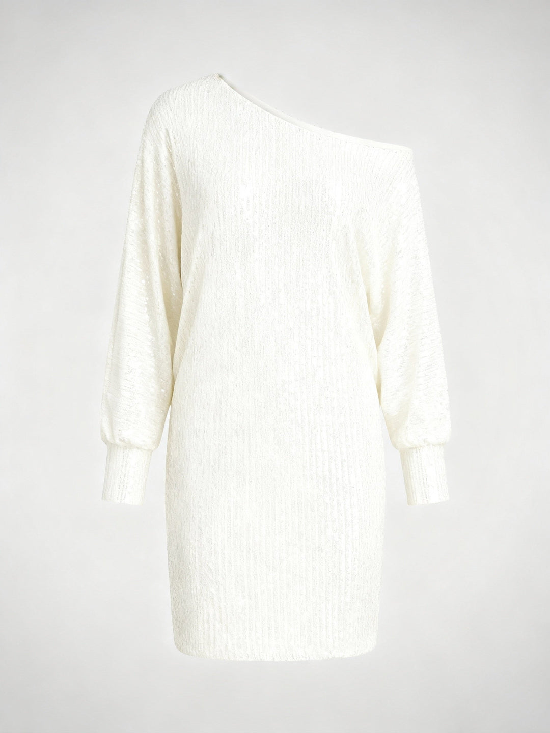 Glamouröses Kontrast Paillettenkleid Damen