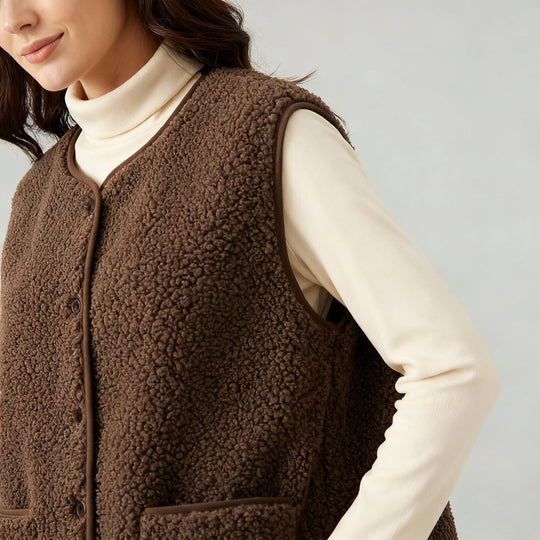Winter Warme Elegante Fleece Weste Damen | Nord Taschen