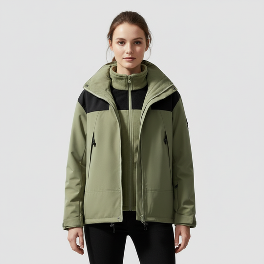 3-in-1 Fleece Winterjacke Komfort | R&B