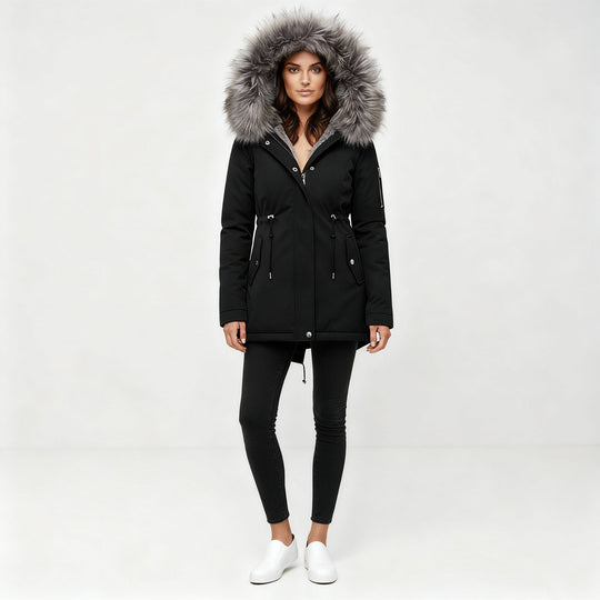 Wärmster Wintermantel Eleganz Halley Damen