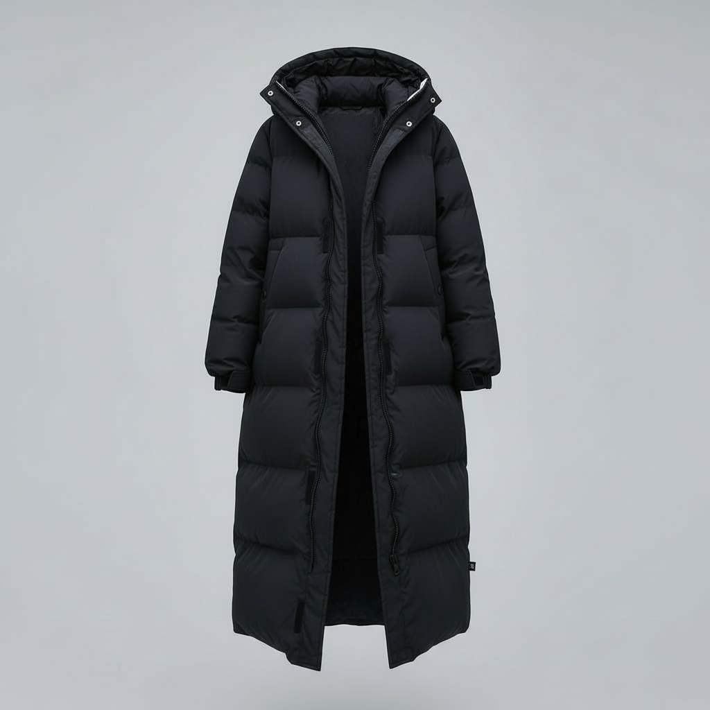 Winddichte Lange Winterjacke Damen