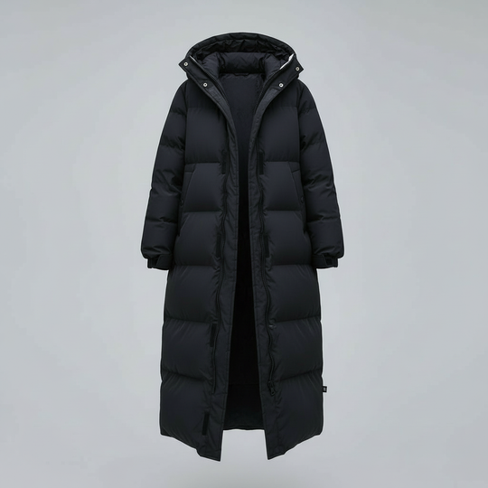 Winddichte Lange Winterjacke Damen