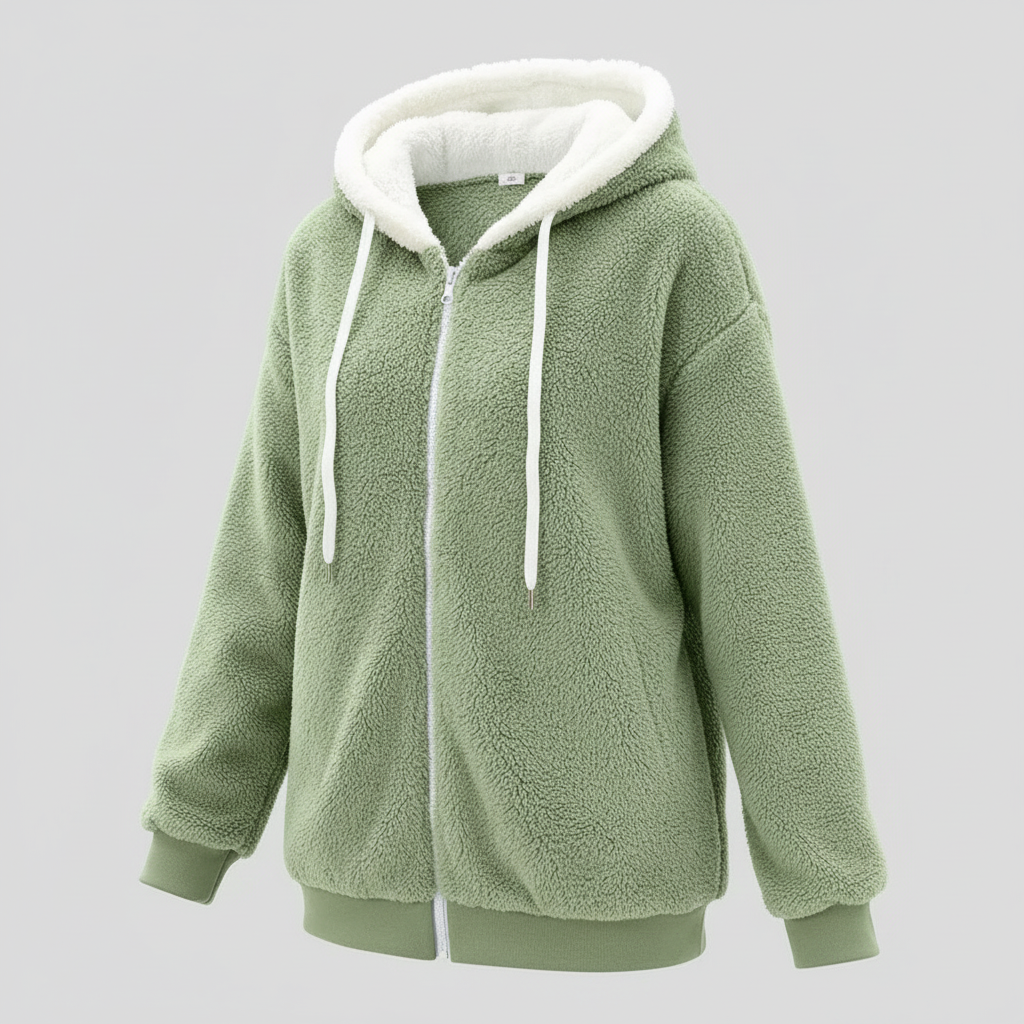Extra warmer Teddy Kapuzenpullover