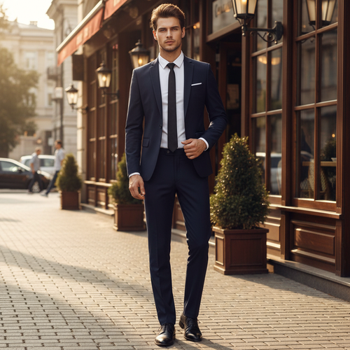 Nord Taschen | Herren Business Anzug 2-teilig – Sakko & Hose