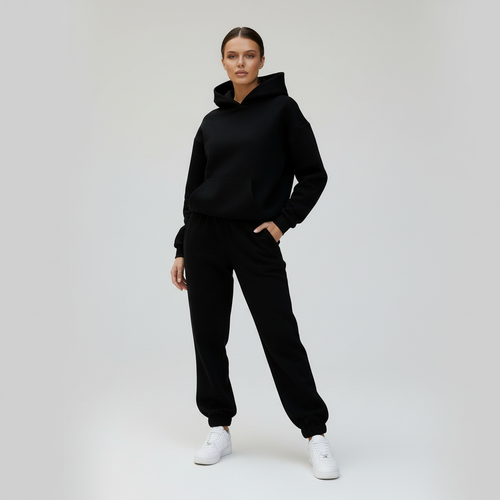 Weiches Warmes Freizeit Jogging Set