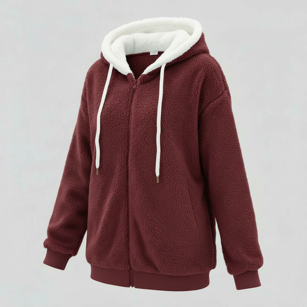 Extra warmer Teddy Kapuzenpullover