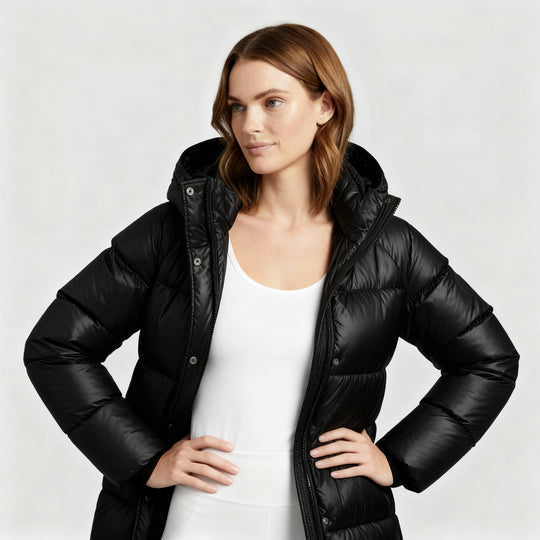 Warme Wasserdichte Daunen Winterjacke Komfort