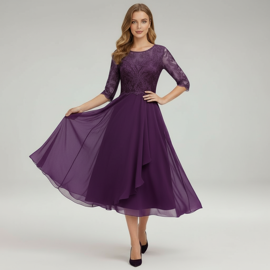 Schickes Bequemes Damenkleid