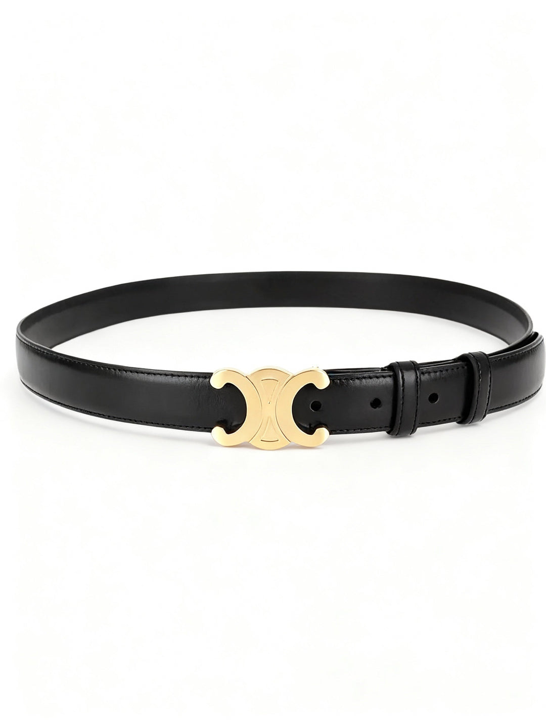 Nord Taschen | Eleganter Damen Gürtel mit Goldener Schnalle – Veganes Leder & Zeitloses Design