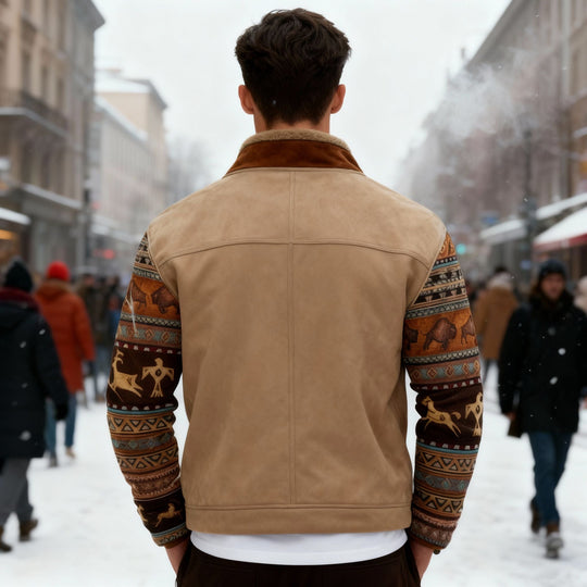 Merino-Fleecejacke Herren Leicht Warm Avellé