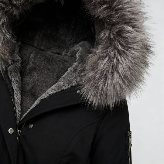 Wärmster Wintermantel Eleganz Halley Damen