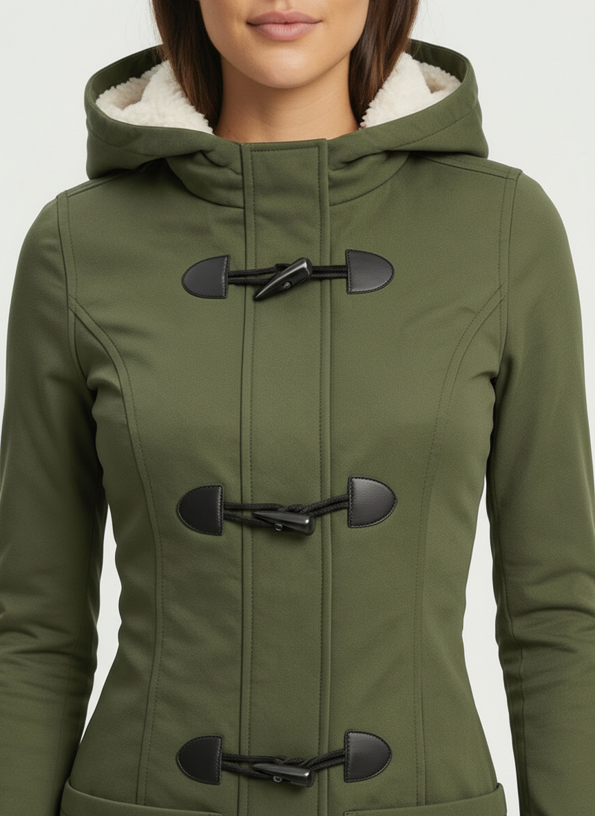 Gefütterte Damen Winterjacke Warm