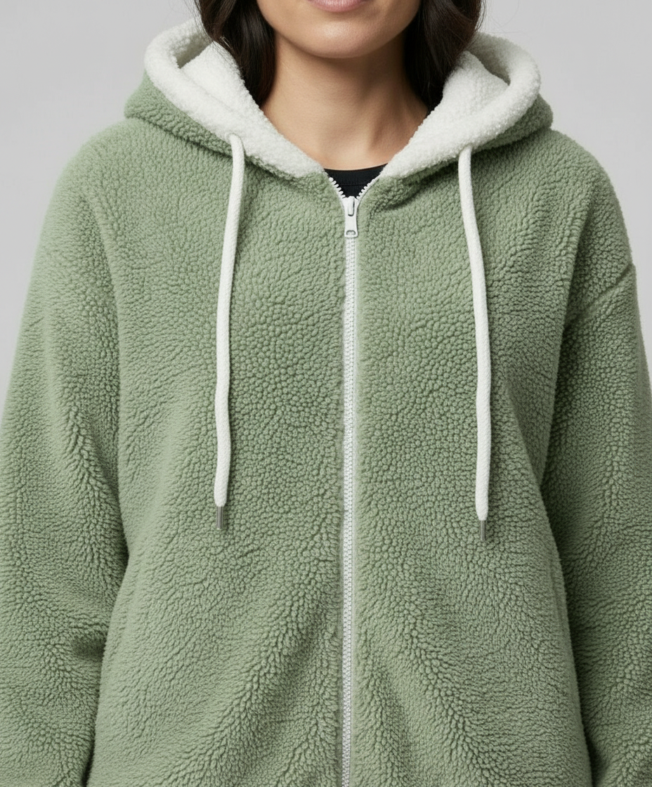 Extra warmer Teddy Kapuzenpullover