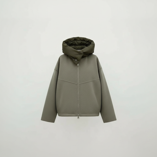 Lässige Kapuzenjacke Damen