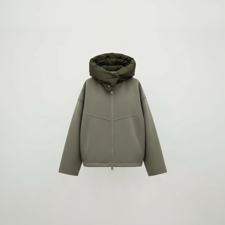 Lässige Kapuzenjacke Damen